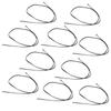 10Pcs NTC Temperature Sensor PVC Epoxy Resin Temp Thermal Thermistor Probe for Automobiles 500mm