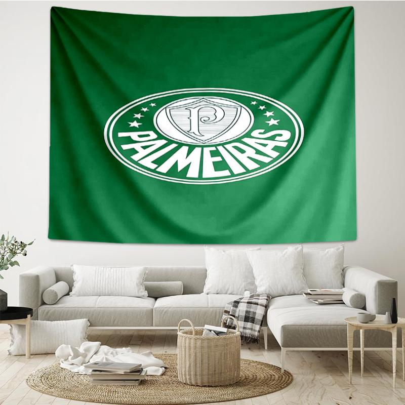 Palmeiras Print Tapestry, Backdrop, Easy Setup, Ideal for Bedroom, Office & Living Room, with Aesthetic Wall Hanging Decor.
