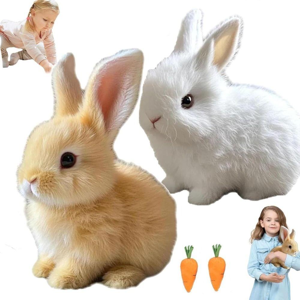 Stuffed Animal Electric Toy Rabbit Wiggle Ears Walking Wiggle Rabbit  Kids Toy