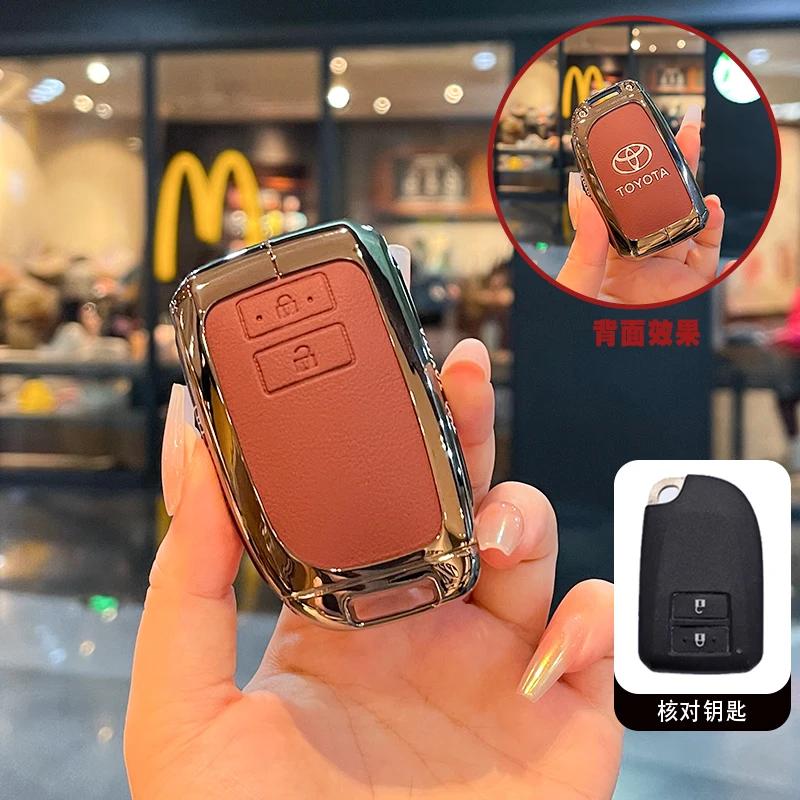 Compatible with Toyota Vios FS Key Cover for Older YARiS L, LEXI, and Yaris Models - Car Key Bag with Shell