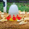 10Pcs Automatic Chicken Drinking Cup 9mm Thread Farm Goose Duck Poultry Drinking Bowls Plastic Water Dispenser Feeder Equipment