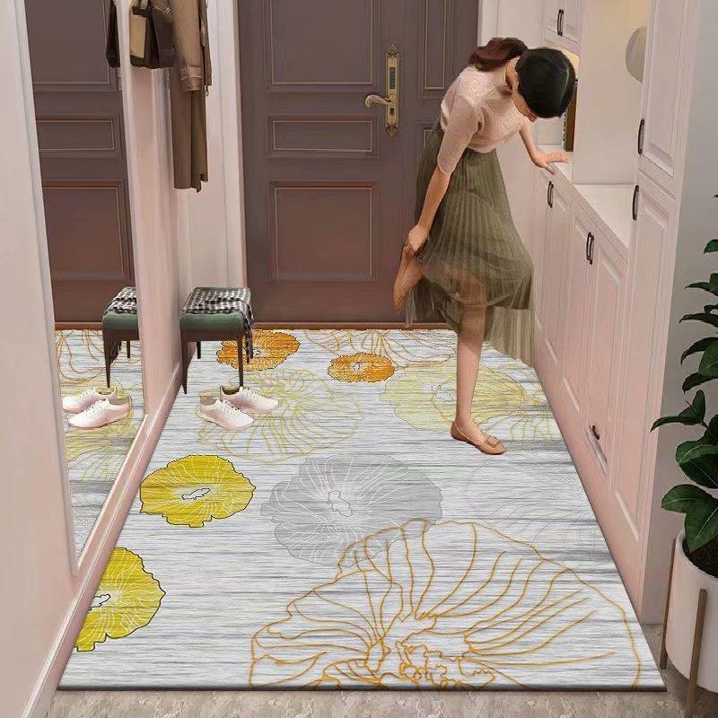 Carpet Simple Corridor Carpet Long Hallway Area Rug Hotel Mall Wedding Hall Runners Floor Mat Kitchen Aisle Mat