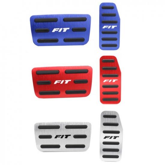 2011- Honda Fit Jazz Car Gas Brake Accelerator Pedal Cover | 2Pcs/Set | AT | Pedals