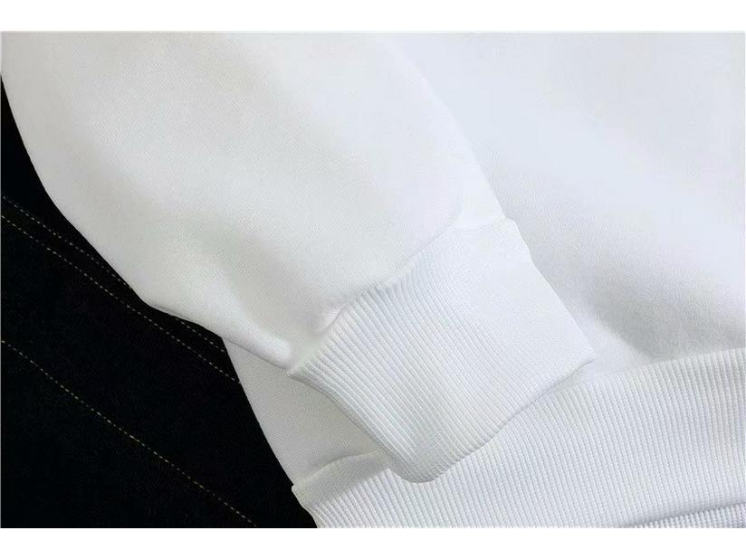 Pánská mikina s fleecovou podšívkou ve stylu 2024 - Ležérní volný střih na podzim a jaro