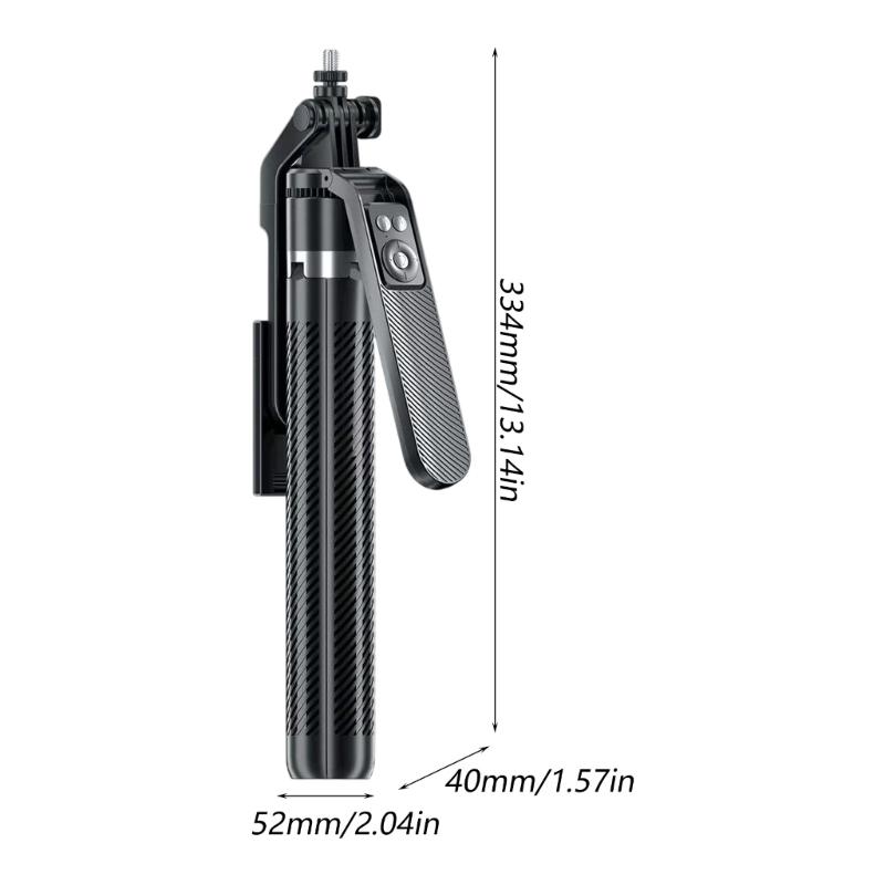Aluminum Phone Tripod with Bluetooth-compatible Control Extendable 1.8m Height for Content Creators