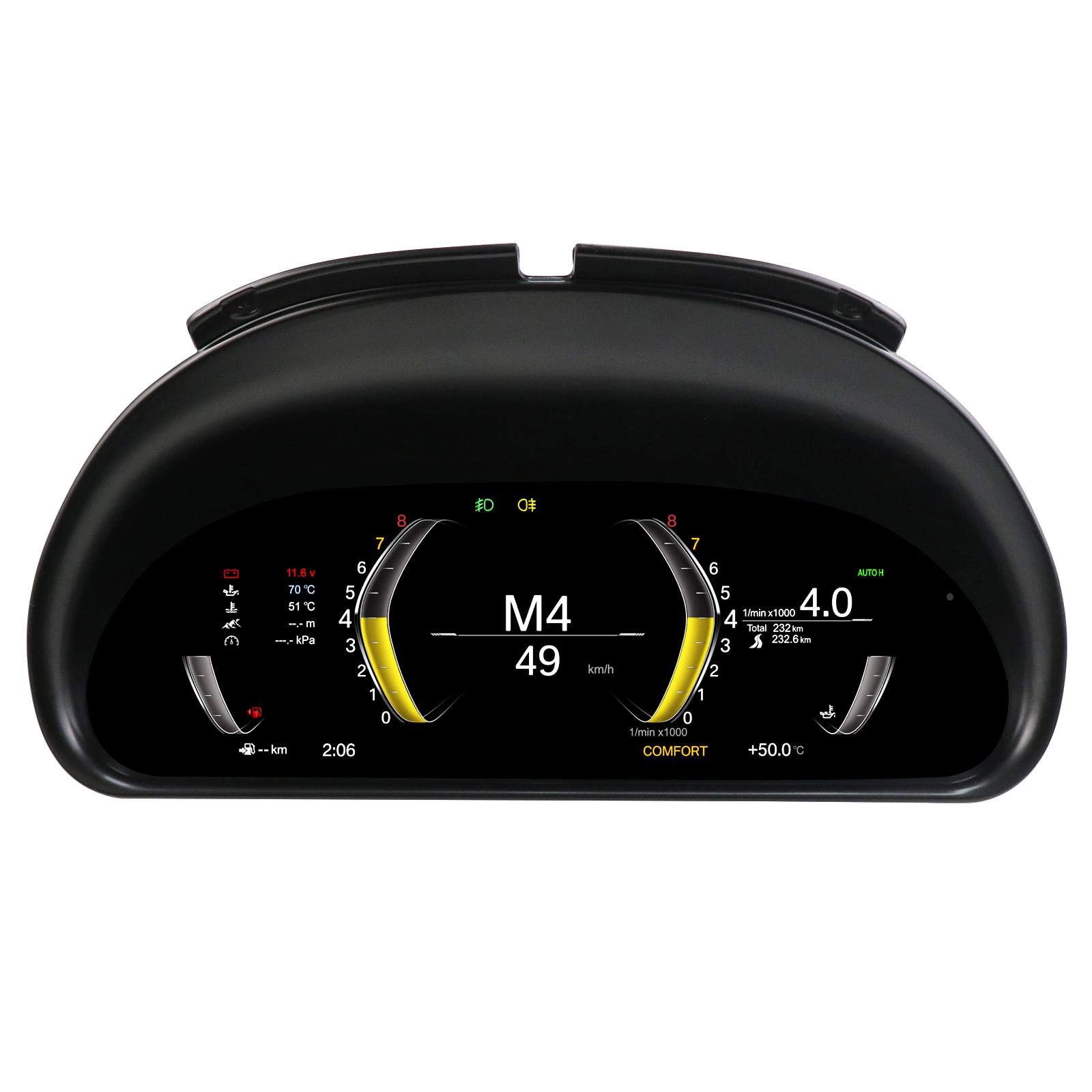 

Hizpo 12.3 Auto LCD Dashboard Panel for BMW X5 E53 / 5 Series E39 1999-2006 Digital Cluster Instrument Display Snelheidsmeter Virtual Cockpit