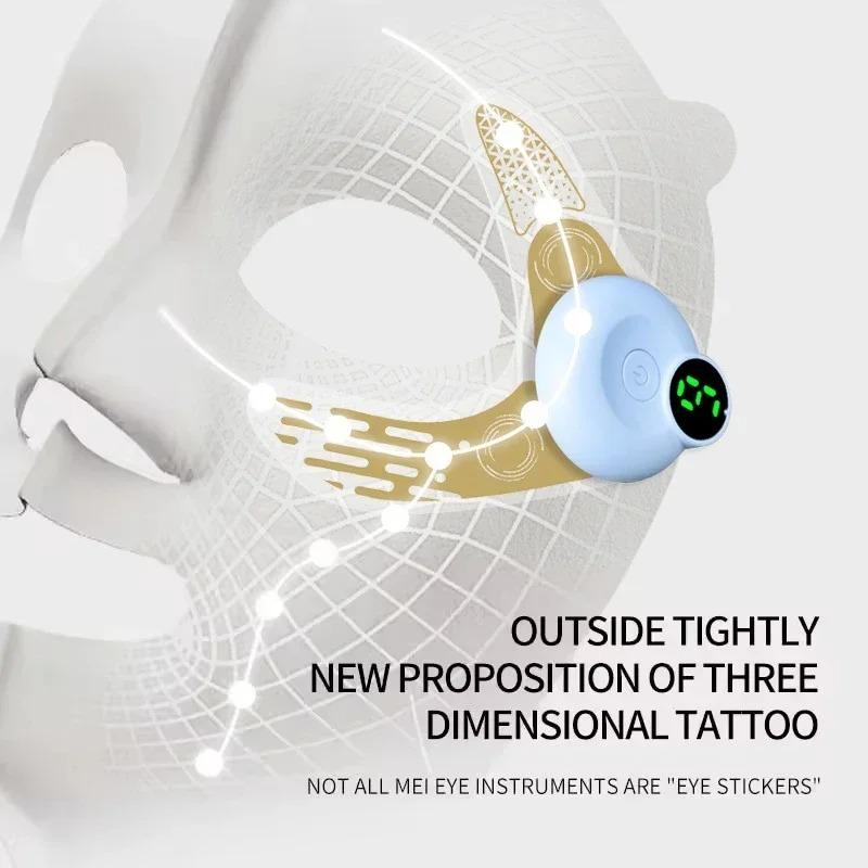 EMS Eye Mask Patch Face Eye Massager Muscle Stimulator Facial Massagers Beauty Eyes Lifting Fatigue Relief Eye Bags Dark Circles