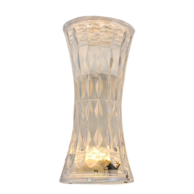 

Хрустальный ночник с маленькой талией, ночник для спальни, прикроватная лампа, декор, украшение