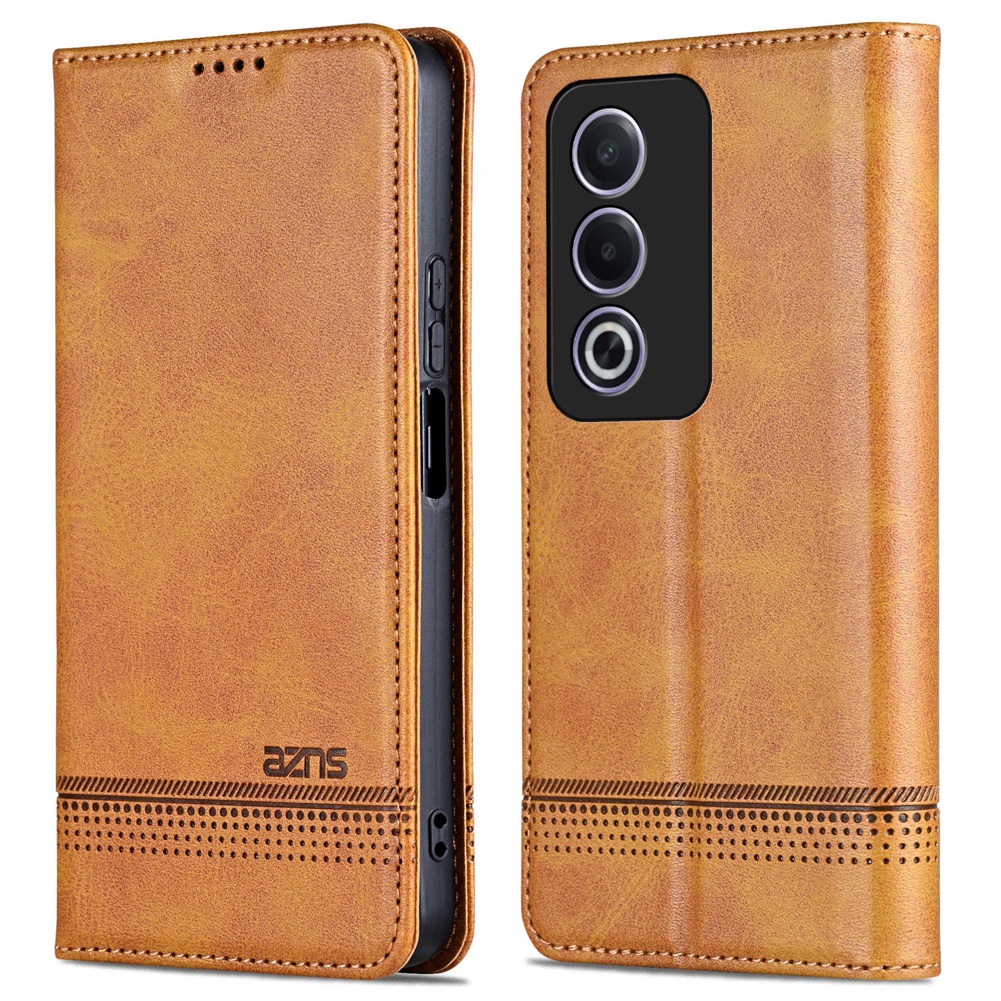 AZNS For Oppo A3 Pro (Global) 5G/K12x 5G (India) Case Cowhide Texture PU Leather Wallet Phone Cover E