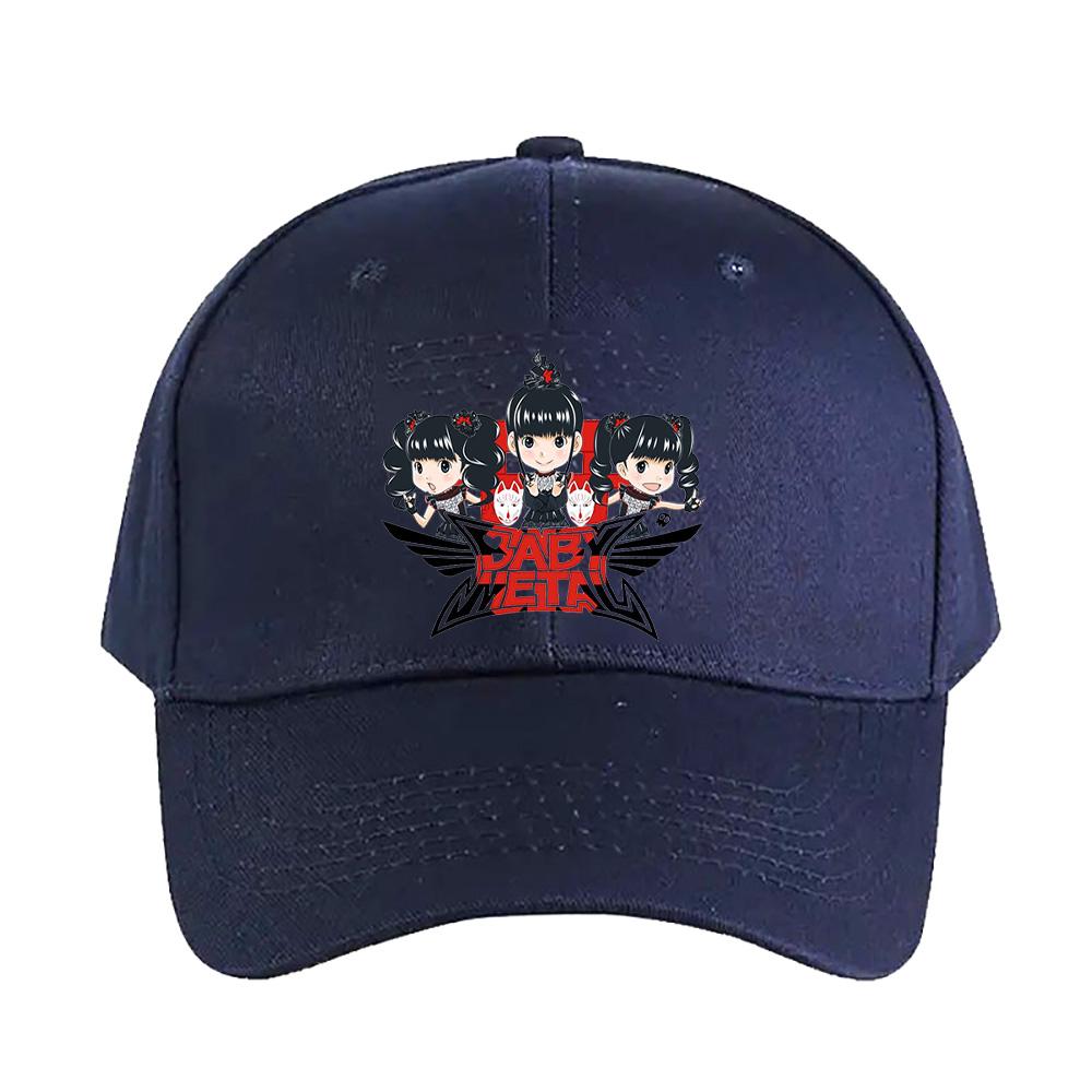 Japanese kawaii babymetal Metal band Caps Summer Adult Baseball Cap Adjustable with Curved Brim Duckbill Hat Protection Sun Hats