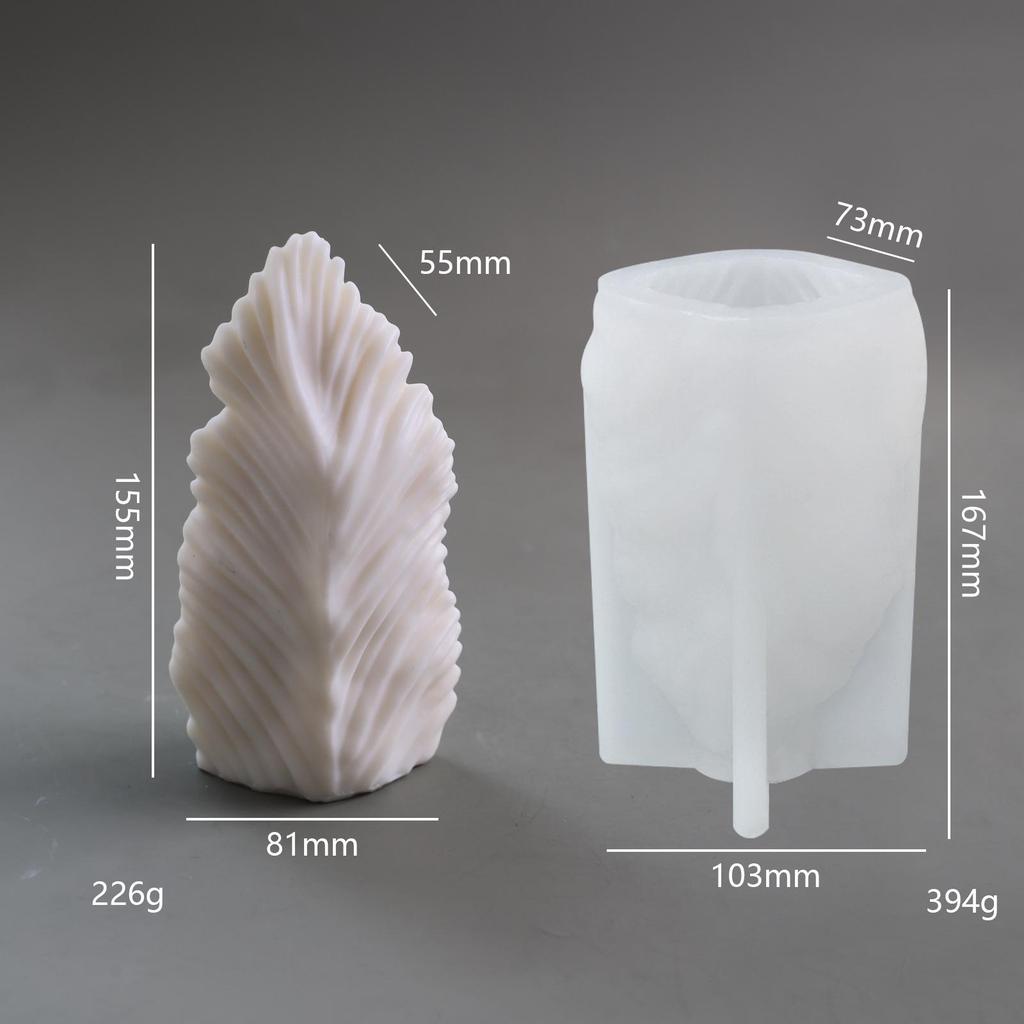 Scoică 3D Ocean, Formă din silicon cu parfum de coral pentru lumânare DIY, săpun, difuzor, piatră, ornament din ipsos