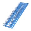 Nut and Bolt Identifier Gauge with 14 SAE & 14 Metric Sizes Thread Gauge Screw Size Checker for Quickly Identify Thread Sizes
