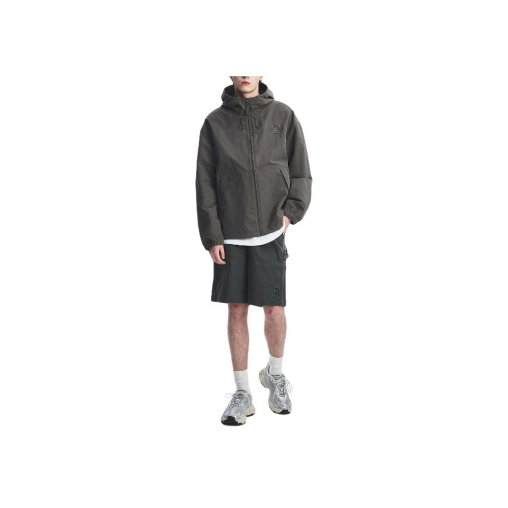 New MLB Casual Shorts Men's Gray 3ASMV0353-43CGD