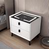 Modern Luxury Smart Bedside Table with Wireless Charging & Multifunctional Storage