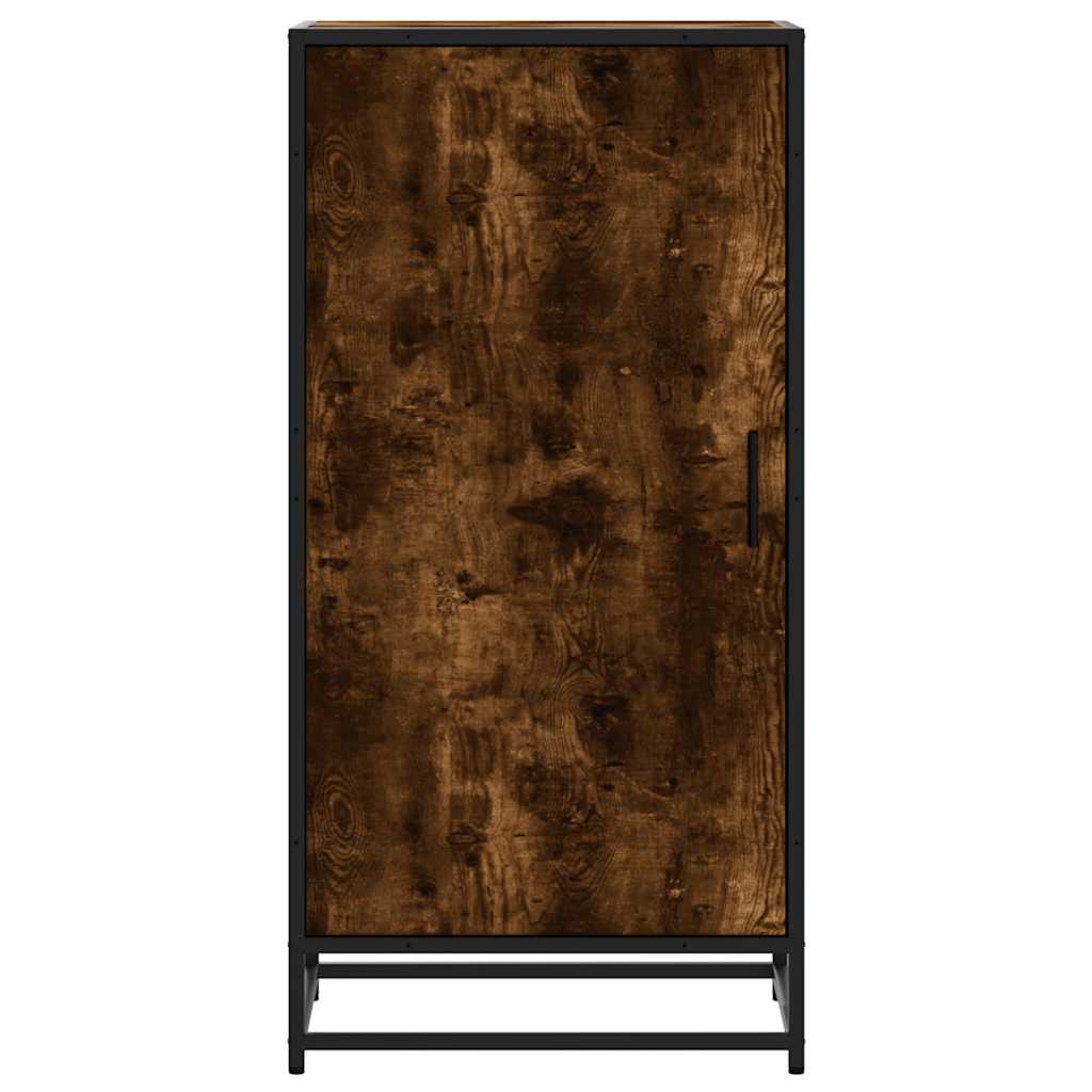 Vidaxl Szafka Na Buty, Przydymiony Dąb, 48X38X97,5 Cm