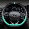 For Hyundai Ioniq 2016 2017 2018    2022 Car Steering Wheel Cover D Shape PU Leather Auto Accessories