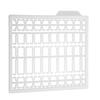 30Pcs Bait Stoppers Plastic Grid Type Strong Fish Hair Stopper for Carp Boat Lake River White