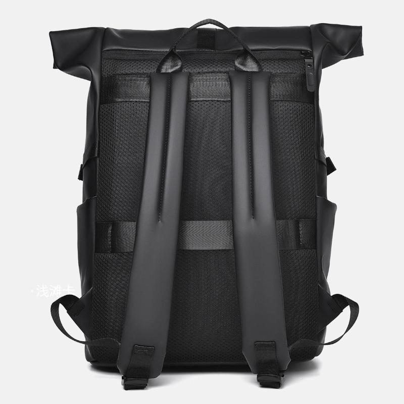 WEIXIER 2026 New Large Capacity Men's Backpacks High-end PU Waterproof Male Business Computer Bag Multi Layer Expandable Waterproof Travel Rucksacks