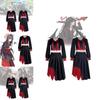 Vibrant Cosplay Costume Blue Archive Inspired Jk Uniform Polyester Fabric