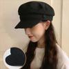 Visor Hats Fashion Octagonal Cap Retro Ladies Flat Cap Breathable Navy Hats  Autumn Summer