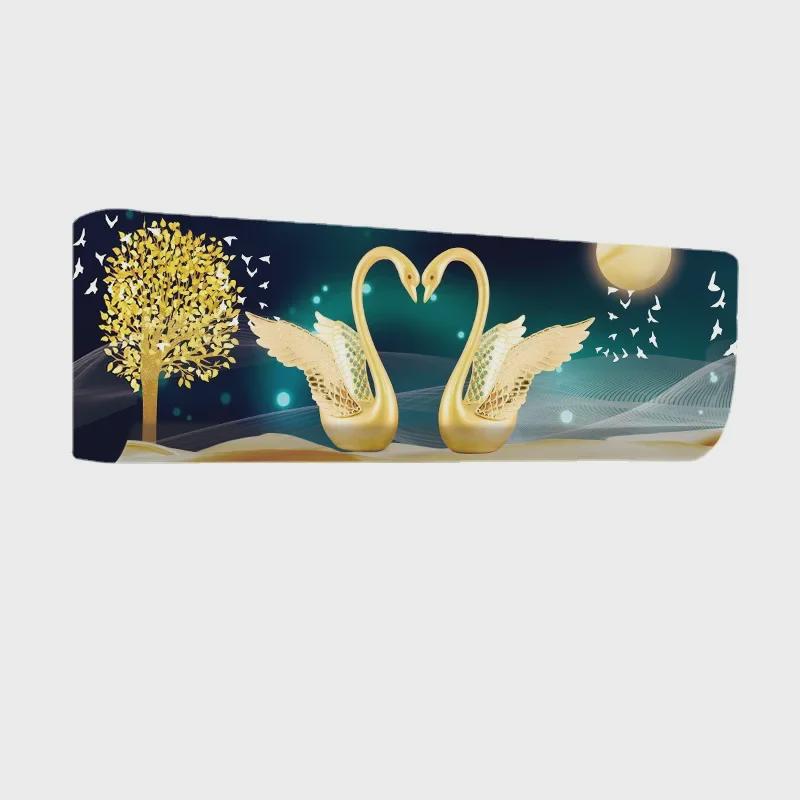 Universelle Cartoon-Staubschutzhülle für Klimaanlagen: Waschbar & Elastisch für Schlafzimmer