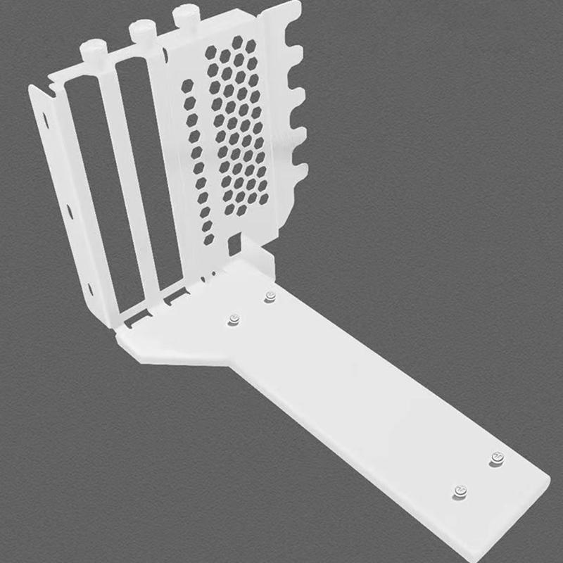 High Strength PCIE X16 Cable Extension Graphics Card Holder PCIE4.0 Vertical Aluminum Video Card Bracket