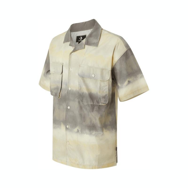 Converse Shirt Men s Yellow Gray 10027235-A01 XL