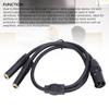 Gold Plated Y Splitter Cable Plug and Play Stereo Converter Cable  Guitars