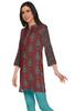 Moomaya Printed Side Slit Short Kurta Tunic For Women Summer Wear Ladies