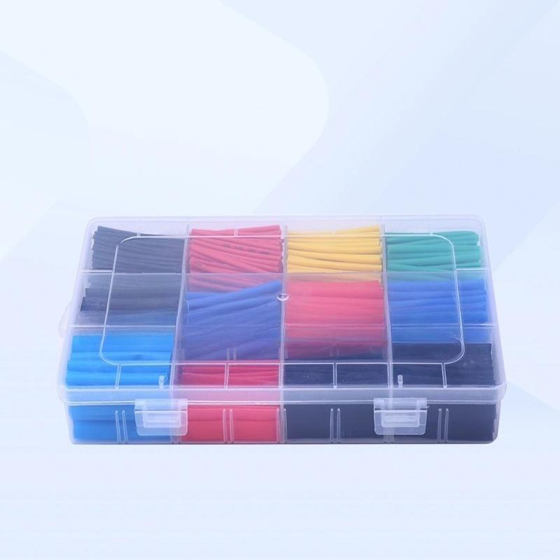 750PCS Wal Color Heat Shrink Tubing Assortment Box Waterproof Insulation Wire Cable Protector Heat Shrink Tube Kit