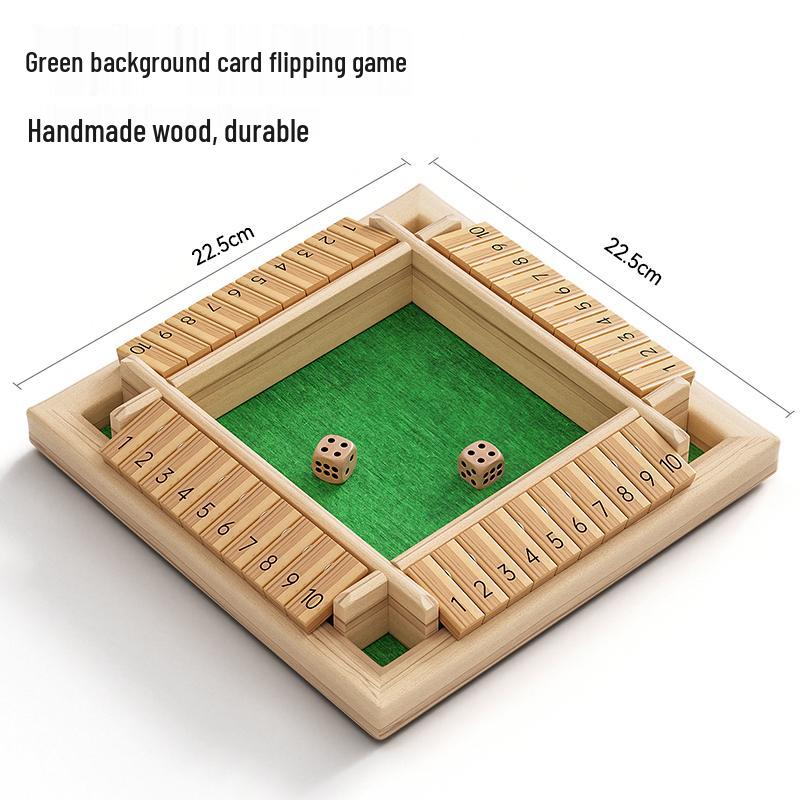 Digital Flip Card Math Game: Children s Educational Toy with Building Blocks for Ages 6+