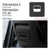 Top Suede Trim LHD RHD Sticker For Mazda 3 BP Axela CX30 CX-30      2024 2025 Car Driver's Storage Box Panel