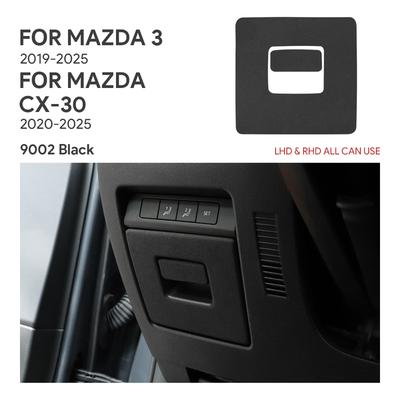 Top Suede Trim LHD RHD Sticker For Mazda 3 BP Axela CX30 CX-30 2024 2025 Car Driver's Storage Box Panel