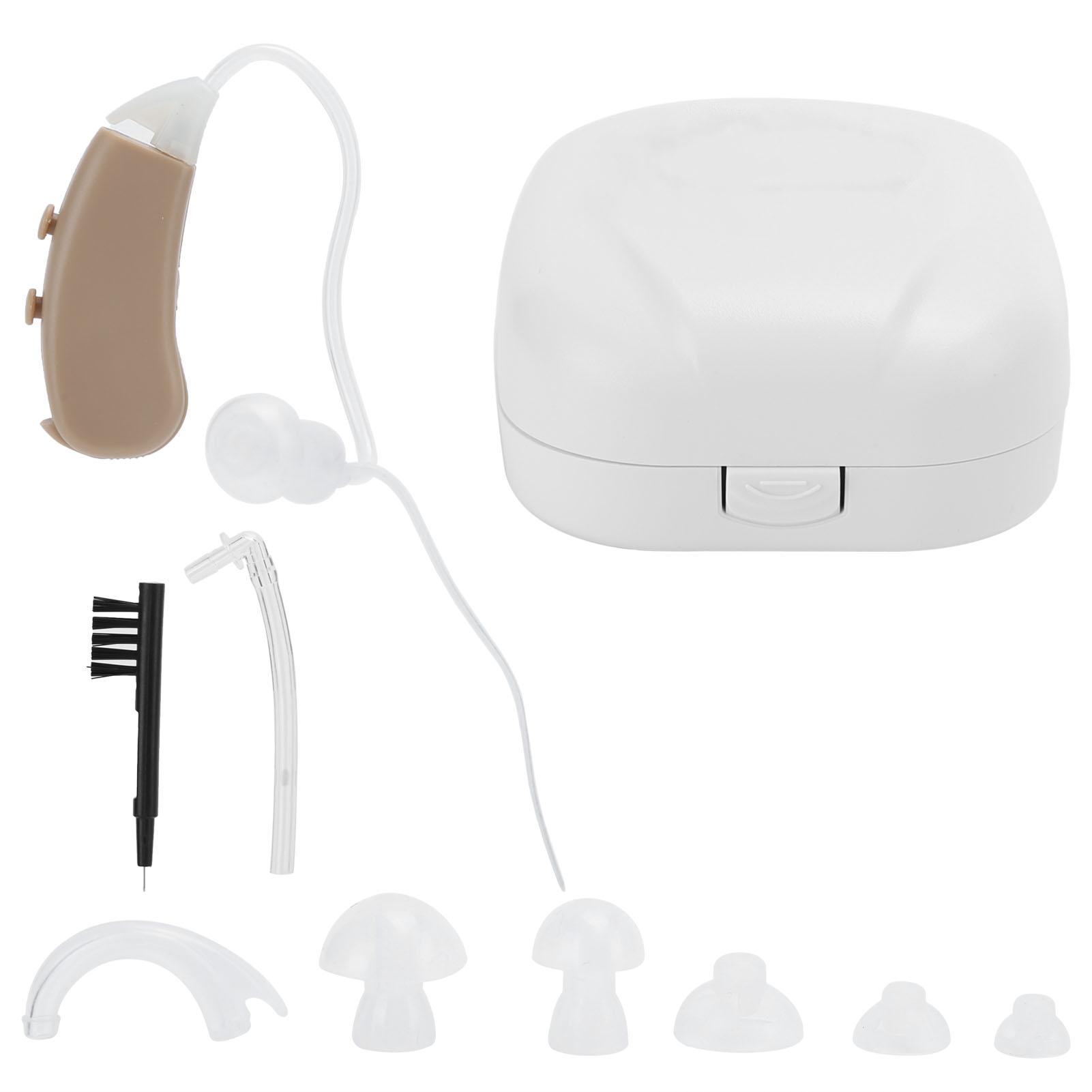 

Заушный слуховой аппарат Шумоподавление Портативный усилитель слуха Набор слуховых аппаратов