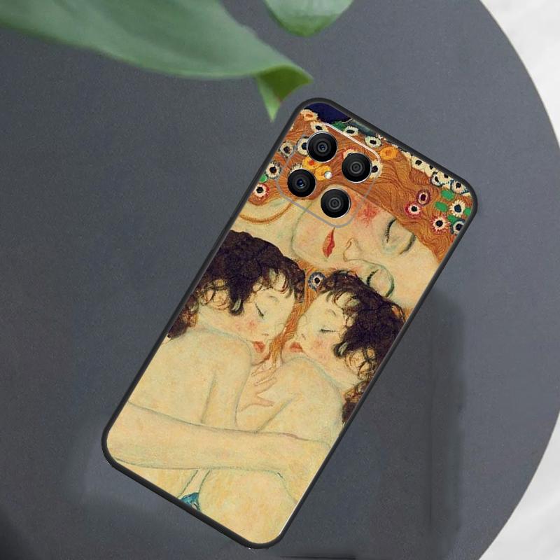 Kiss by Gustav Klimt For Honor Magic 7 Lite 6 5 8 Pro Case For Honor 200 400 70 90 X8c X8b X9a X9b X9c X9d Win RT