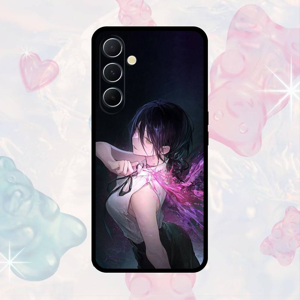 AAA Anime Cool Reze  Phone Case For Samsung S25,S24,S21,S22,S23,S30,Ultra,S20,Plus,Fe,Note,10,9,5G Black Cover Samsung S20plus5G