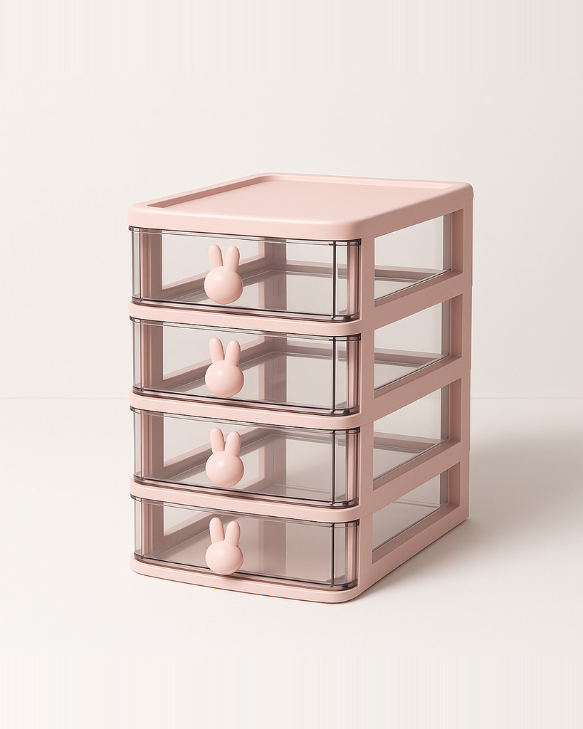 Drawer Desktop Storage Box Cosmetics Desk Dormitory Stationery Finishing Storage Box Desk Rack Artifact