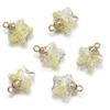 10Pcs 17x19mm Luminous Quicksand Beads Five-pointed Star Charms Pendants Ornaments for Necklace Earrings DIY Jewelry Making