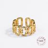 Xiaomi Real 925 Sterling Silver Rings for Women Open Vintage Wedding Trendy Jewelry Large Adjustable Antique Rings Anillos