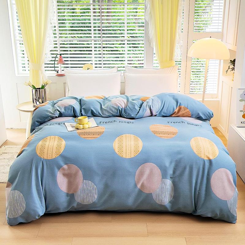 

1Pc Boho Geometric Pattern 100% Cotton Duvet Cover Thicken Quilt Cover with Zipper Soft Comfortable Bedding for Kids Boys Girls 150x200cm Single 1Pc