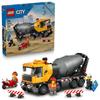 LEGO City Mixer Toy, Birthday Gift, Building Blocks, Boys and Girls, Ages 7, 8, and 9, Elementary School Students, Vehicle, Miniature Car, Stylish Int