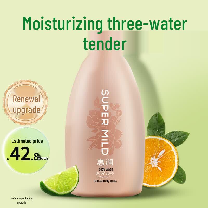 SUPER MiLD Elegant Fruity Fragrance Shower Gel (4x590ml)
