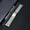 Watch Band for Samsung Galaxy Watch8 44mm/40mm/Watch8 Classic 46mm Titanium Alloy 3-Bead Wrist Strap
