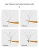 Stainless Steel Black Gold Feather Dolphin Tweezers for Beauty and Manicure