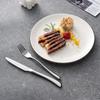 Onlycook Stainless Steel Steak Cutlery & Plate Set