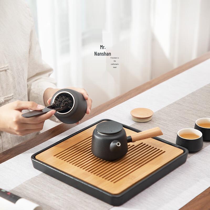 Nanshan Mr. Black Pottery Kung Fu Tea Set