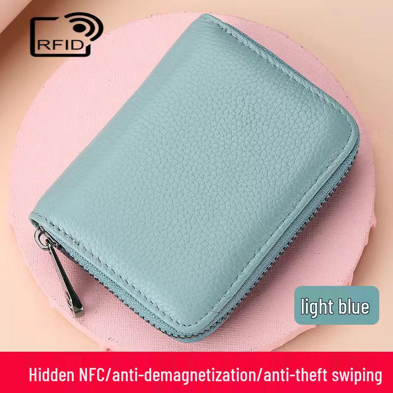 RFID-Blocking Slim Multi-Card Holder Pouch with Large Capacity for Cross-Border Travel & Driver's License