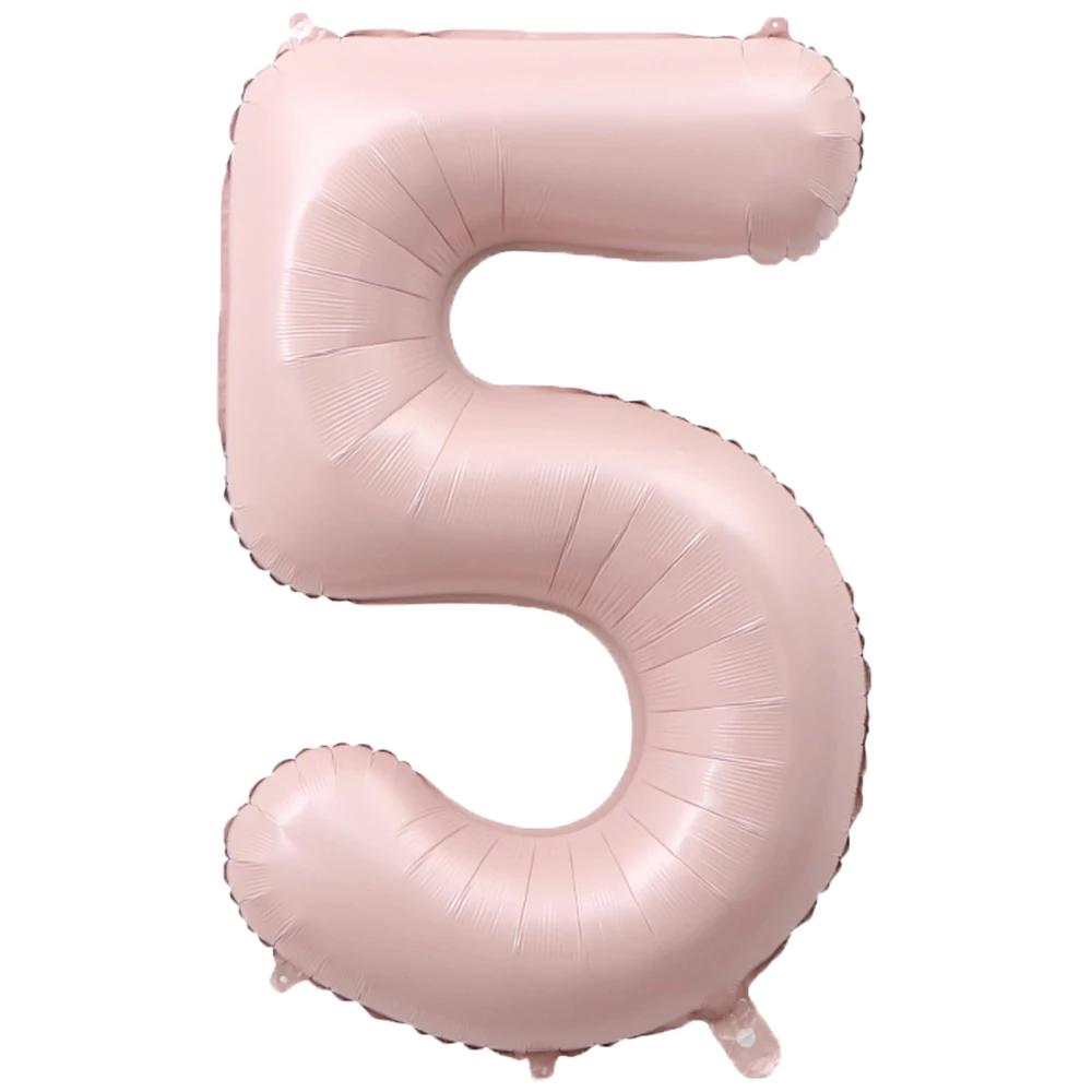 1Pc Large 40inch Number 1-9 Foil Balloons for Kid Boys Girls Crown Happy Birthday Balloon Baby Shower Decor Supplies