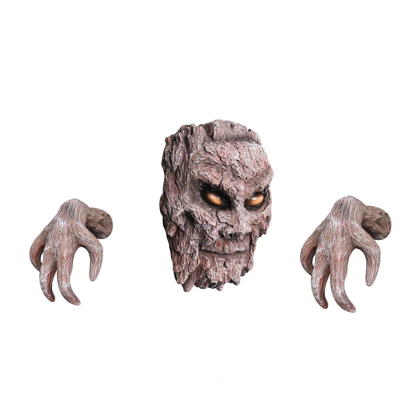 

Набор для украшения на Хэллоуин «Лицо и руки призрачного дерева» One Size