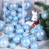 Fashion 37pcs Christmas Ball Pearl Color Gift Crafts Christmas Tree Decorative Party Supplies Toy Christmas Festival